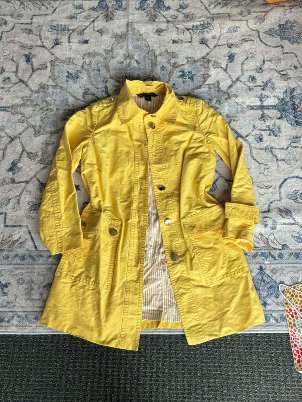 Marc Jacobs Yellow Trench Coat